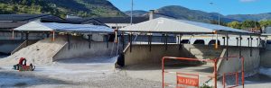 couverture de bac ventilé